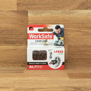 Bild in Slideshow öffnen, Alpine WorkSafe Gehörschutz Ohrstöpsel für die Arbeit - Lärmschutz für Heimwerker und professionelle Handwerker